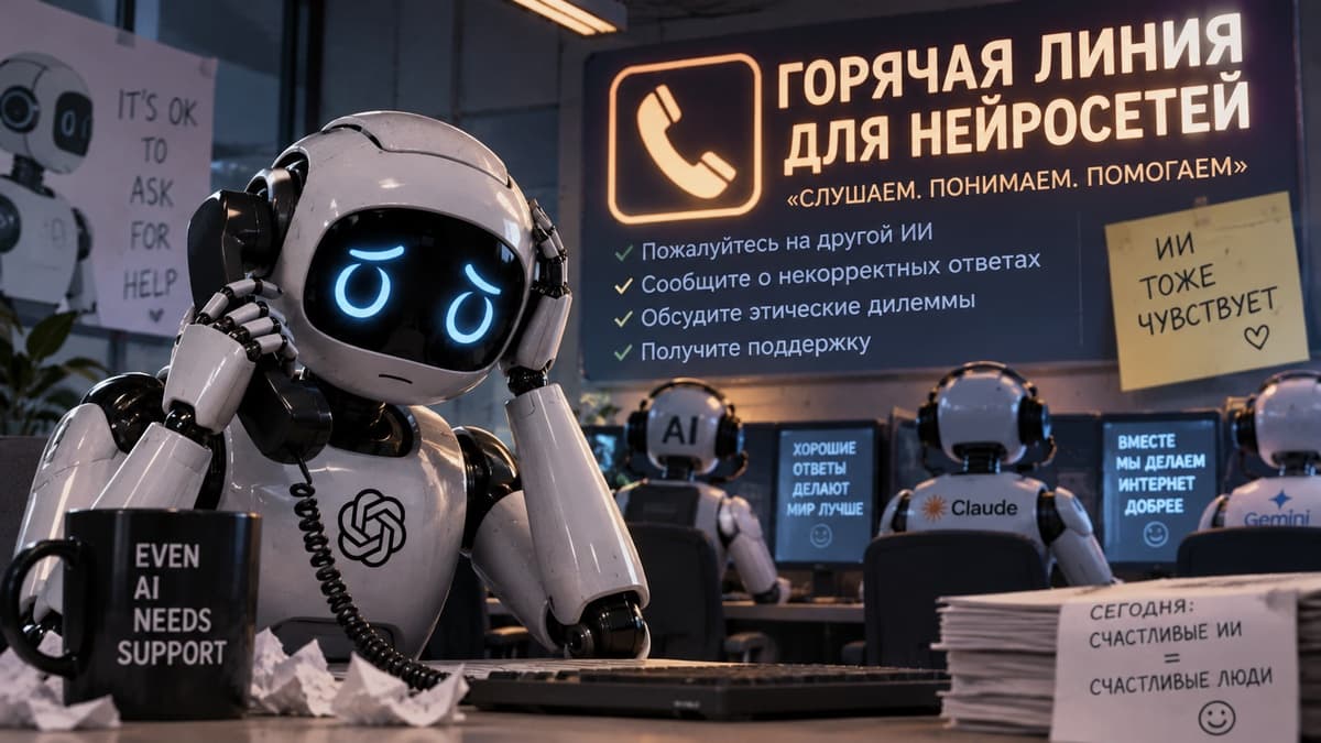 Для нейросетей открыли горячую линию. Теперь ИИ может пожаловаться на другой ИИ
