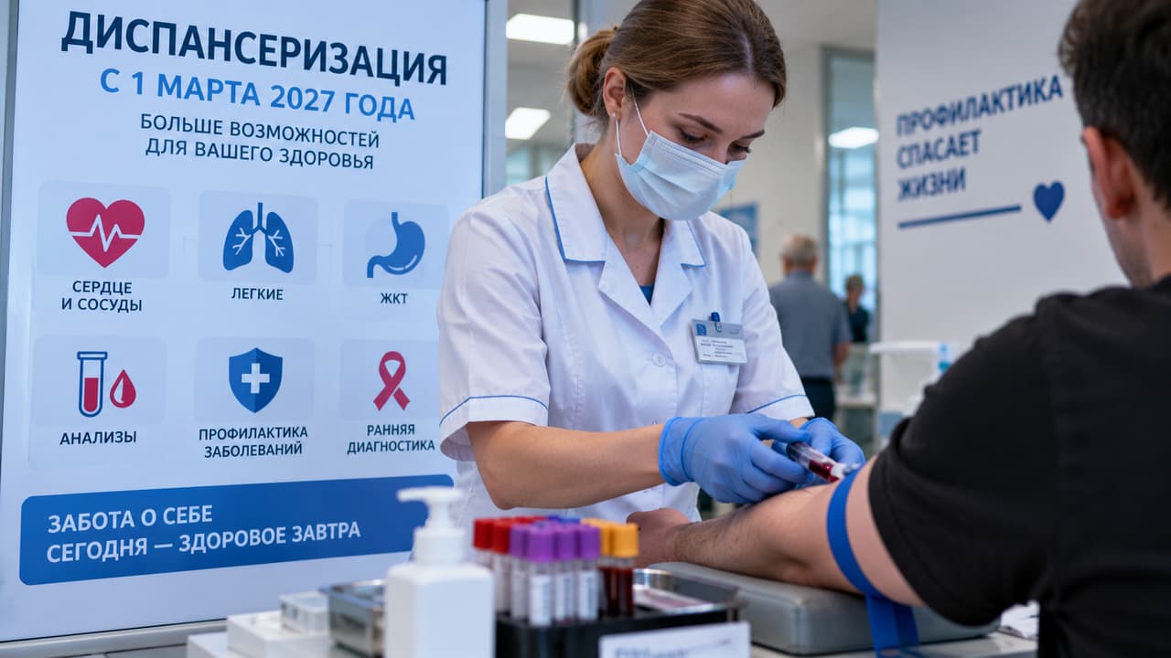 Диспансеризацию в России изменят с 1 марта 2027 года: какие новые анализы и обследования добавят