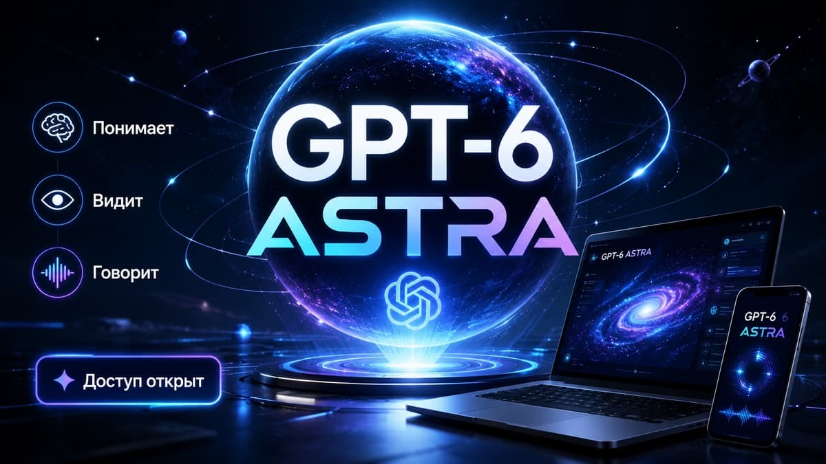 Анонсирована GPT-6 Astra: что умеет новая версия нейросети OpenAI и как получить доступ